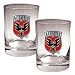 DC United MLS 2pc Rocks Glass Set - Primary Team Logo by Great American Products