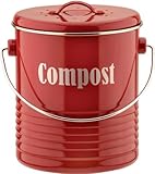 Typhoon Vintage Kit Red Compost Caddy