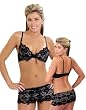 Bang! Lace Bra and Skirt Set