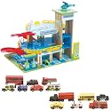 Le Toy Van Le Grand Garage With New York Car Set and London Car Set