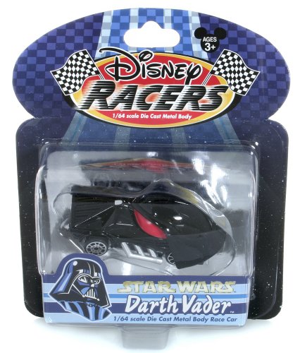 Walt Disney's Exclusive 1/64 Scale Die Cast Metal Body Race Car - Star Wars Darth Vader