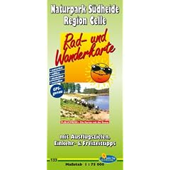 Rad- und Wanderkarte Naturpark S�dheide - Region Celle: Mit Ausflugszielen, Einkehr- & Freizeittipps, reissfest, wetterfest, abwischbar, GPS-genau. ... beschriftbar und wieder abwischbar