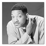 Will Smith B&W Matte Photograph - 20x20 Inches