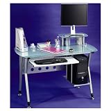 Canterbury Glass Computer Workstation