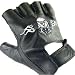 New Bald Eagle Fingerless Leather Biker Chopper Gloves * Extra Large