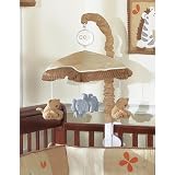 CoCaLo Sahara Musical Animals Mobile - Tan