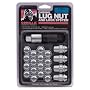 Gorilla Automotive 71733 Acorn Chrome Lug Nut and Lock System (12mm x 1.50 Thread Size)