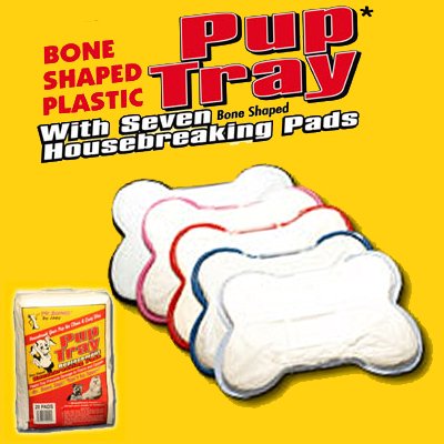 I Bones flat pup tray with 7 housebreaking pads