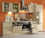 Kompaktküche Küche Saar Kühlschrank rechts 280cm Neu