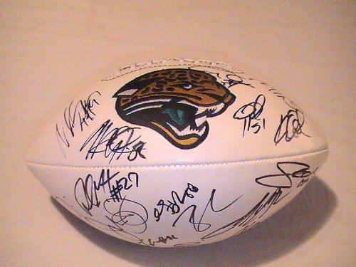 2011 Jacksonville Jaguars Team Signed Autographed Full Size Football Maurice Jones Drew,Gabbert, Blaine, Coa + Hologram