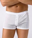 Dolce & Gabbana Fine Cotton Button Fly Boxer Underwear