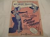 MY HEART TELLS ME BETTY GRABLE 1943 SHEET MUSIC SHEET MUSIC 349