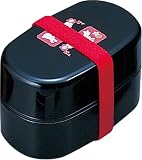 ミニ小判弁当箱 黒うさぎ 1755