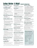Lotus Notes 8 Mail Quick Reference Guide (Cheat Sheet of Instructions, Tips & Shortcuts - Laminated)