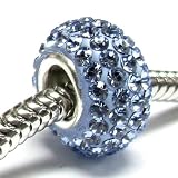 51047H%2BMGSL. SL160  Sterling Silver BIRTHSTONE ROUND Bead Crystals for Pandora