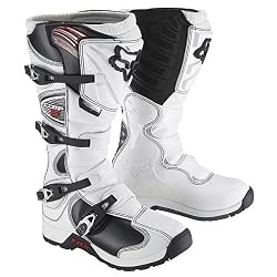 Fox Racing Comp 5 Youth Boys MX Motorcycle Boots - White