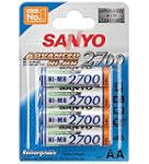 Sanyo Mignon AA 2700mAh NiMH Akku 4er...