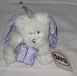 Ganz Christmas Plush Winter Ornament Angel Bears - Lavender Wings