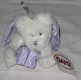 Ganz Christmas Plush Winter Ornament Angel Bears - Lavender Wings