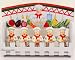 Fat French Italian CHEF kitchen decor wooden SPICE RACK