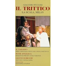 Puccini - Il Trittico (Il Tabarro / Suor Angelica / Gianni Schicchi) / Gavazzeni, La Scala [VHS]