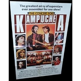 Concert for Kampuchea ORIGINAL MOVIE POSTER THE WHO THE CLASH PAUL MCCARTNEY ELVIS COSTELLO