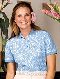 Port Authority Ladies Silk Touch Hibiscus Print Sport Shirt(L503)