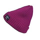 ベビーから使える ニット帽 キャップ 帽子 タグ付き フリーサイズ 5カラー オール シーズン (ダークピンク)