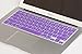 MOSISO Protective Keyboard Cover Skin Compatible with MacBook Air 11 inch (Models: A1370 & A1465), Purple