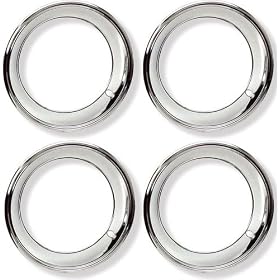 New! Pontiac Firebird/GTO JK Wheel Lip Trim Rings - 4pc, 15" dia. 70 71 72 73