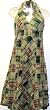 Esprit Madras Women's Vintage Halter Dress
