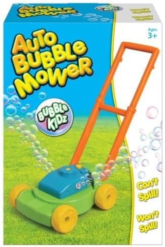 NEW CHILDRENS KIDS AUTO SPILLPROOF BUBBLE BLOWING LAWN MOWER OUTDOOR GARDEN TOY *FREE DELIVERY* FAST DISPATCH* by ONS Products