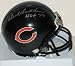 Dick Butkus Autographed/Hand Signed Chicago Bears Mini Helmet with HOF 79 Inscription