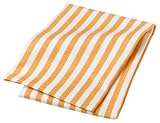 Domestique Linen/Cotton Narrow Stripe Set of 3 Kitchen Towels, Squash