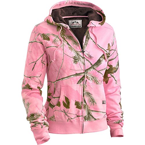 Legendary Whitetails Womens Hideaway Realtree AP Pink Camo Hoodie