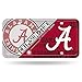 Rico Industries NCAA Alabama Crimson Tide Metal License Plate Tag, 6 x 11.5-