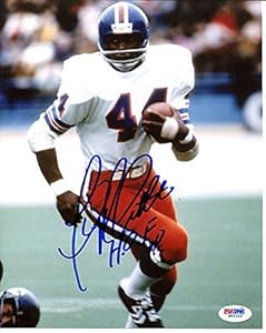 Signed Floyd Little Photo - 8x10 #W84349 - PSA/DNA Certified - Autographed NFL Photos