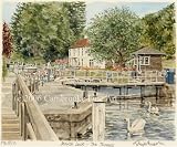 Review Cambrooke Fine Art  / Portrait of Britain, Marsh Lock, Oxfordshire, Framed