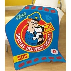Postman Pat SDS couverture molletonn�e jeter multi, 120 x 150 Cm