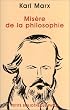 Mis�re de la philosophie