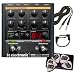 TC Electronic NDR-1 Nova Drive Programmable Analog Overdrive and Distortion Pedal Bundle with Patch Cable, 10-Foot Instrument Cable, and Pick Card
