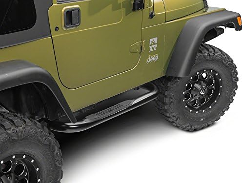 RedRock 4x4 J100540 3 in. Round Side Step - Gloss Black
