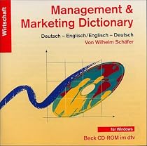Management and Marketing Dictionary. CD- ROM. Deutsch - Englisch / Englisch - Deutsch.