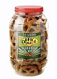 Office Snax Giant Sourdough Pretzel Twists, 2.5 Pound Tub (Pack of 3)