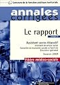 Le rapport : Assistant socio-éducatif Filière médico-sociale catégorie B Session 2004