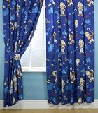 CharacterWorld Bob The Builder Numbers Curtains Including Tie Backs, 72 Inch