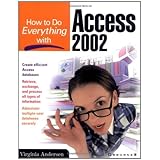 how to do everything with access 2002