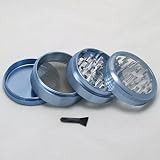 Sharpstone 2.5 Glass Top 4 Piece Grinder - Blue
