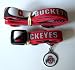 Ohio State Buckeyes Pet Accessories Set - Medium (6' Leash, Collar, and ID Tag)