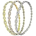 Vintage Crystal Bangle Bracelet
